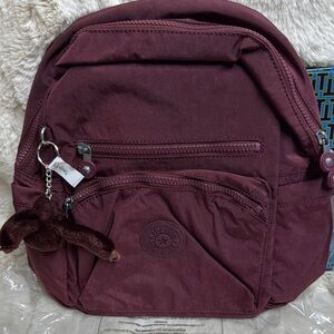 Kipling Red Backpack Versatile and Stylish